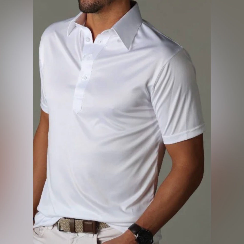 Professional Athletes Collars & Co The Original Dress Collar Polo
White- Size XL